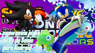 como envia jogos de PCs de Sonic ou de outros jogospara Androidpasso a passo [upl. by Opiuuk737]