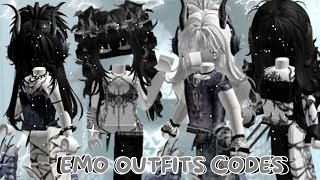 Emo Outfits IdeasOUTFITS CODES w Links Roblox berry Avenue outfit codes [upl. by Anaiek166]