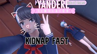 Yandere simulator fastest way to kidnap [upl. by Ailama]