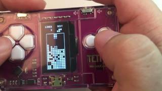 Tetris® MicroCard  Arduboy Games New product [upl. by Bettencourt788]