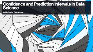 Confidence and Prediction Intervals in Data Science [upl. by Ahsiadal748]