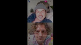 Roswell New Mexico  Tyler Blackburn amp Michael Vlamis Vlamburn IG Live 04062020 [upl. by Anoed]