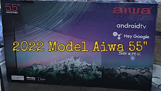 Smart 4K UHD AIWA 55quot 2022 LATEST MODEL AWG7H55 [upl. by Mechling988]