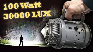 DIY 100W LED Taschenlampe mit 30000 Lux und intelligenter Kühlung [upl. by Mikol885]