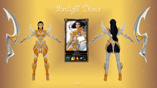 Arclight Diana  Custom Skin Spotlight By Yorû [upl. by Paddie]