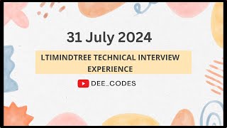 LTI Mindtree Latest Interview Experience  Freshers  LTI Mindtree latest questions  OnCampus [upl. by Rosie113]