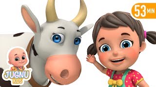 Meri Gaiya aati hai  Hindi poems  Cow Song  Hindi rhymes for children by Jugnu Kids [upl. by Colin]