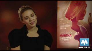 Elisabeth Olsen talks Twin Sisters amp Martha Marcy May Marlene [upl. by Auoy]