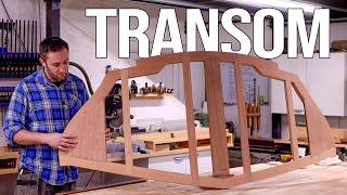 Installing The Transom Posts And Cheeks  Building Temptress Ep15 [upl. by Ramsay]