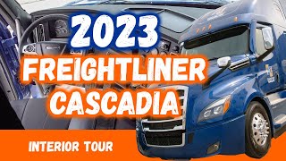 INTERIOR Review  2023 Freightliner Cascadia [upl. by Past]