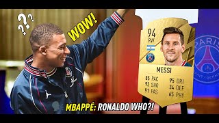 FOOTBALLERS REACT To Their NEW FIFA RATINGS 👀🔥 ft Mbappe Ronaldo Haaland [upl. by Anile]