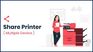 How to Connect One Printer to Two PCs [upl. by Bearce]