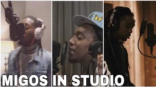 Migos In Studio Offset Quavo Takeoff [upl. by Milon549]