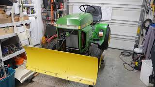 John Deere 214 Electric Plow Lift [upl. by Pellegrini]