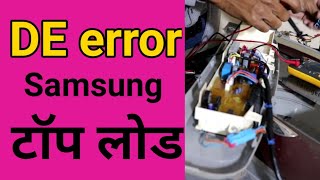 DE Error Code in Samsung Top Load Washing Machine [upl. by Anahc]