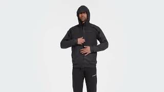 ADIDAS Terrex Utilitas RAIN RDY 2 5 Layer Rain Jacket Hooded Black Men  HN2928 [upl. by Lubin]