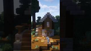 Minecraft Spruce cabin minecraft minecrafttutorial minecraftbuilds vexo7z [upl. by Jillana34]