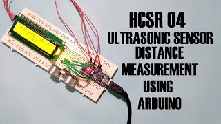 Ultrasonic Sensor HCSR04 Arduino Tutorial [upl. by Juditha]