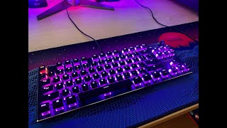 Roccat Vulcan TKL Typing Test Titan Linear Switch [upl. by Ellennahs]