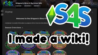 Introducing The Sims 4 Survivor Wiki [upl. by Lertnahs]