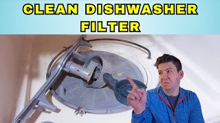 How to Remove and Clean Frigidaire Dishwasher Filter [upl. by Pasahow965]