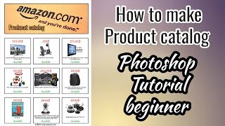 How to make Product catalog  Photoshop Tutorial beginner [upl. by Elias]