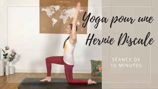 Yoga pour une HERNIE DISCALE  10 minutes pour soulager votre douleur [upl. by Akeimat]