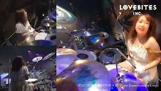 LOVEBITES quotRaise Some Hellquot DRUMS  harupi360🎧setlist Haruna LIVE [upl. by Eulalee494]