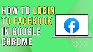 How To Login To Facebook in Google Chrome [upl. by Acceber]