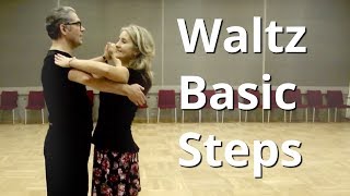 Waltz Basic Steps  Dance Lesson for Beginners [upl. by Biagi]