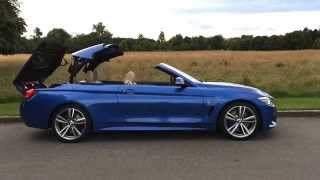 BMW 4 Series Convertible roof operation [upl. by Northey780]