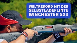 Raniero Testa Weltrekord mit der Selbstladeflinte Winchester SX3 [upl. by Hartzke]