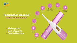 Femometer Vinca 20  Smart Basal Thermometer  basal body temperature  Best Out Of Best [upl. by Thecla]