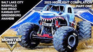 Monster Jam 2023 FULL HIGHLIGHT Reel Part 1  Monster Jam [upl. by Ennazus]