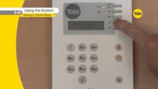 Yale Premium Alarm HSA6400 Using the burglar alarm system Wirefree System [upl. by Favin]