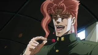 Noriaki Kakyoin Cherry Licking Scenes  quotRero rero reroquot  JJBA Stardust Crusaders  ジョジョの奇妙な冒険 [upl. by Sillad]