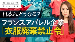 世界初の｢衣服廃棄禁止令｣がアパレルに迫る変革 [upl. by Redford]