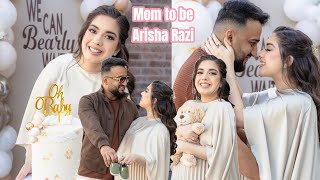 Arisha Razi Celebrates Baby Shower with Husband [upl. by Eaneg]