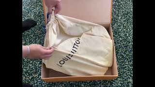 Louis Vuitton Christopher MM Taurillon Monogram  Unboxing [upl. by Gawen]