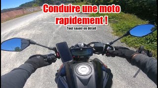 Comment conduire une moto rapidement [upl. by Denver385]