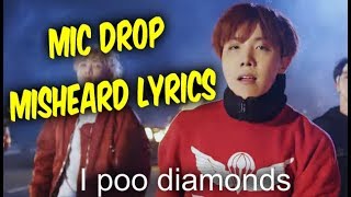 BTS Mic Drop Misheard Lyrics  Try Not To Laugh [upl. by Dorcas]