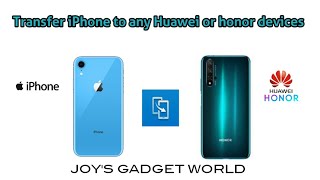 Transfer your data iPhone to Huawei or Honor devices through Phone clone phoneclone huawei honor [upl. by Stutman21]