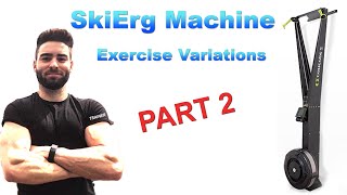 SkiErg Machine Exercise Variations PART 2 [upl. by Ahpla127]