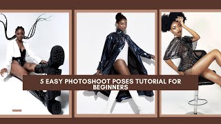 5 Easy Photoshoot Poses Tutorial For Beginners  Posing Tips [upl. by Jara]