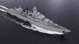 German Navy Modernizes Brandenburg Class Frigate [upl. by Haras964]