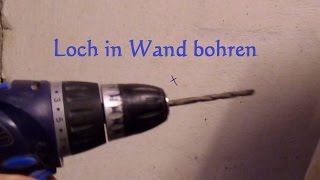 Lifehack in eine Wand bohren ohne Staub und Schmutz [upl. by Atiz]