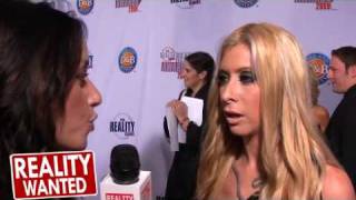 FOX Reality Awards Interview with Aubry Fisher from LA Ink [upl. by Nage]