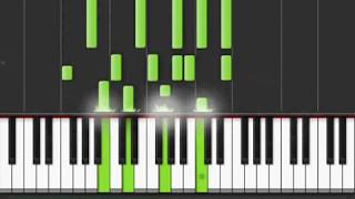 Led Zeppelin  quotStairway to Heavenquot on Synthesia [upl. by Norrabal]