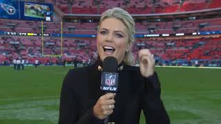 NFL Reporters Getting Hit Compilation [upl. by Anej]