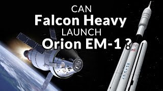 SpaceX Falcon Heavy launches Orion Exploration Mission 1  KSP ft ShadowZone [upl. by Tiebold]